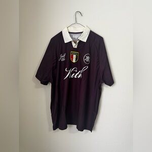 Kith Shadow Stripe Marcel Soccer Polo